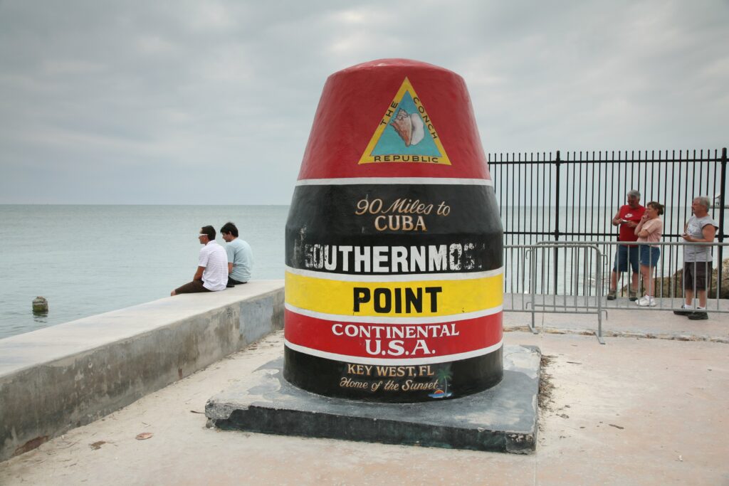 Southernmost Point em Key West na Flórida