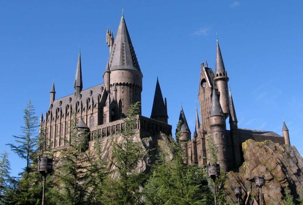 Castelo de Hogwarts no The Wizarding World of Harry Potter da Universal em Orlando