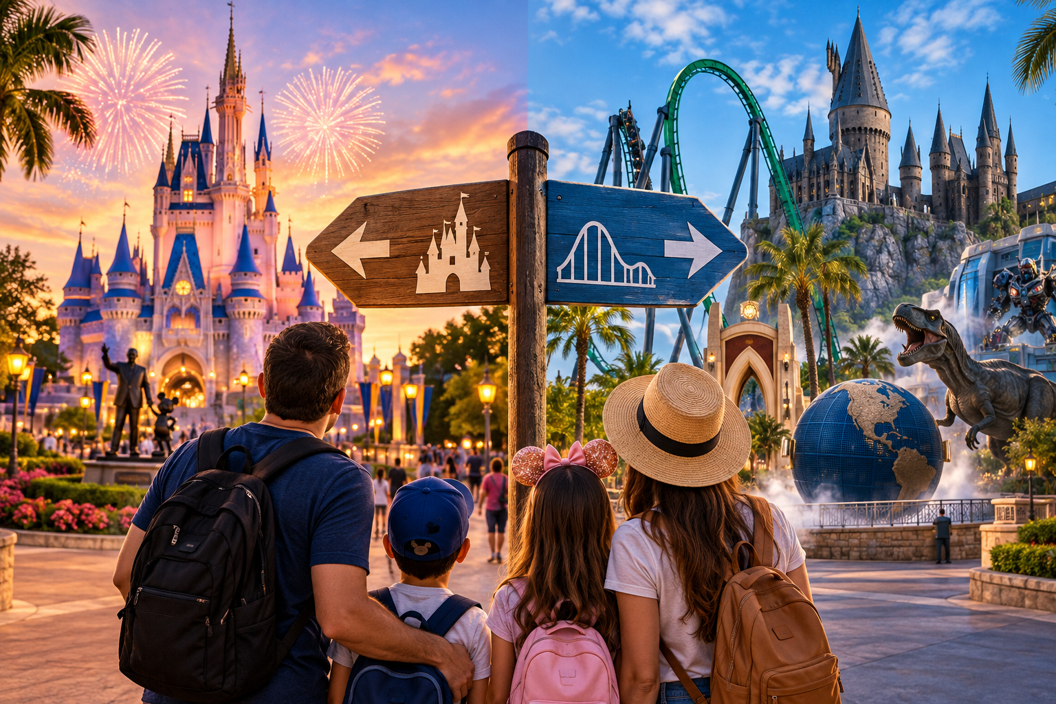Disney ou Universal Qual Escolher em Uma Primeira Viagem a Orlando