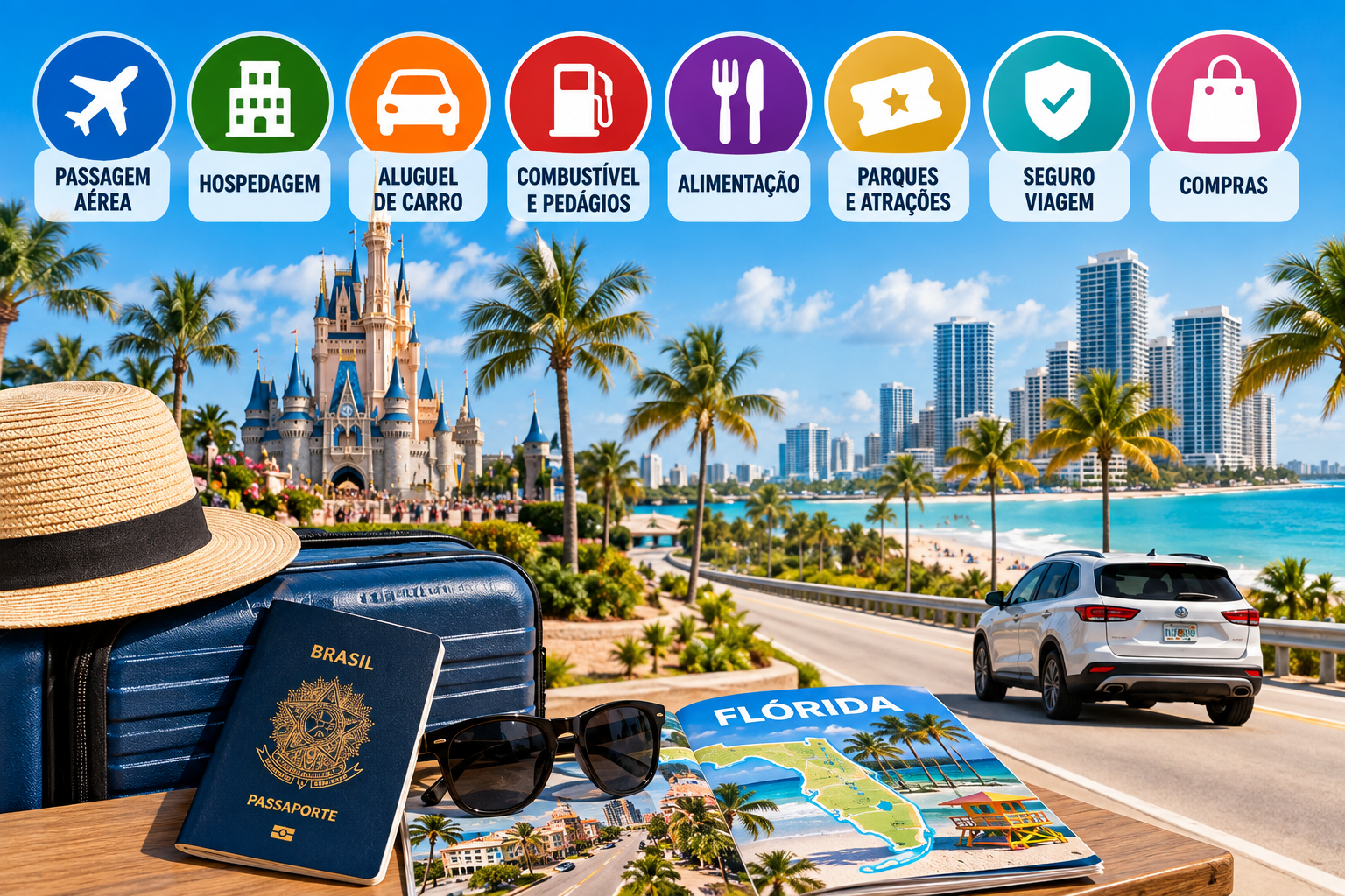 Quanto Custa Viajar Para a Flórida: Veja os Principais Gastos da Viagem
